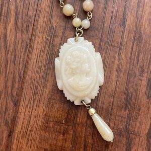 Cabi Cameo Pendant Necklace
